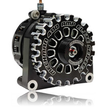 400 Amp Black Billet High Output Alternator For GM Truck / SUV With OEM STRETCH BELT | Sku: B11785400B | Buy this today for $ 699