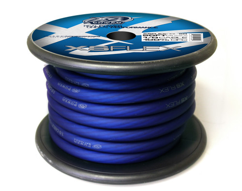 XS FLEX BLUE 1/0 AWG OFC CABLE 50' Spool