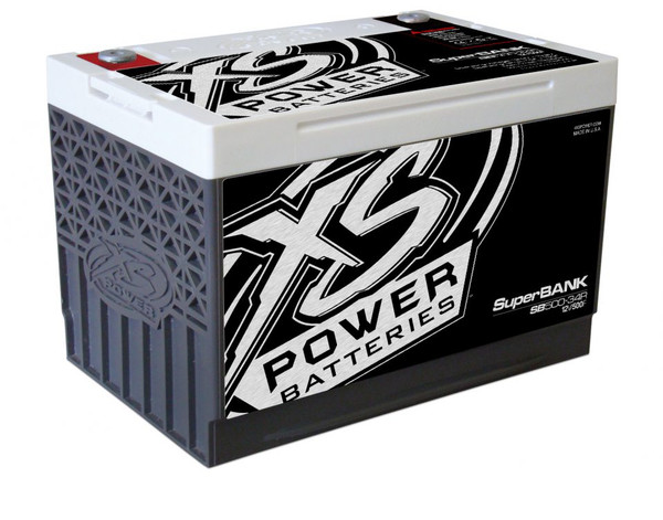 XS Power SB500-34R 12V Super Capacitor Bank, Group 34R, Max Power 4,000W, 500 Farad