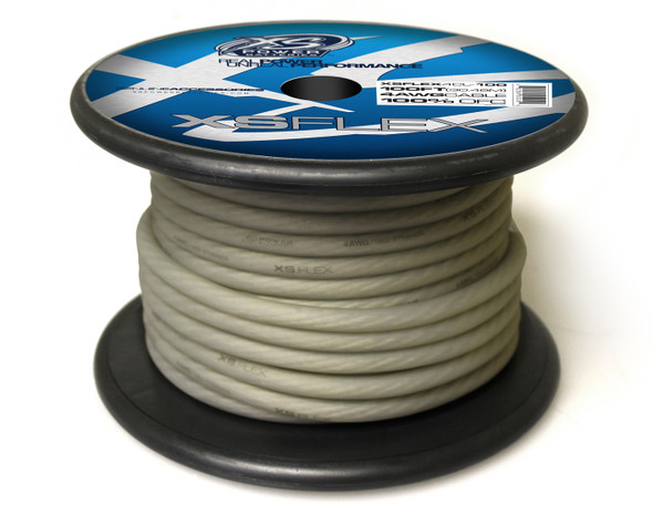 XS FLEX CLEAR 4 AWG OFC CABLE 100' Spool