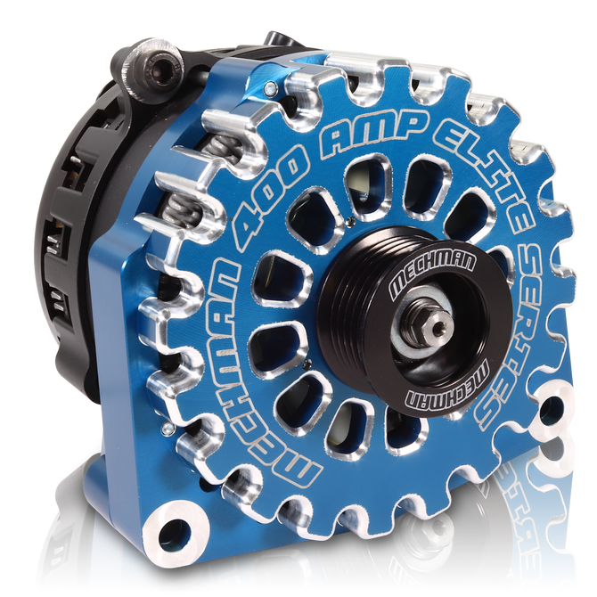 Mechman High Output 400 Amp Alternator Blue