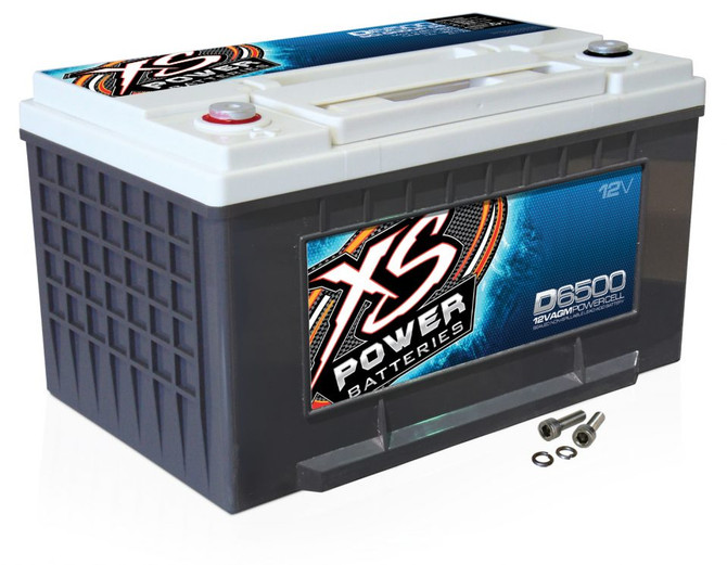 XS Power D6500 12V AGM Battery, Max Amps 3900A - 4000W
