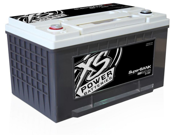 XS Power SB500-65 12V Super Capacitor Bank, Group 65, Max Power 4,000W, 500 Farad