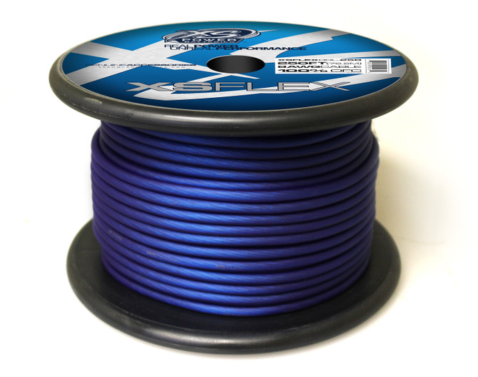 XS FLEX BLUE 8 AWG OFC CABLE 250' Spool | XSFLEX8BL-250 in category Cable