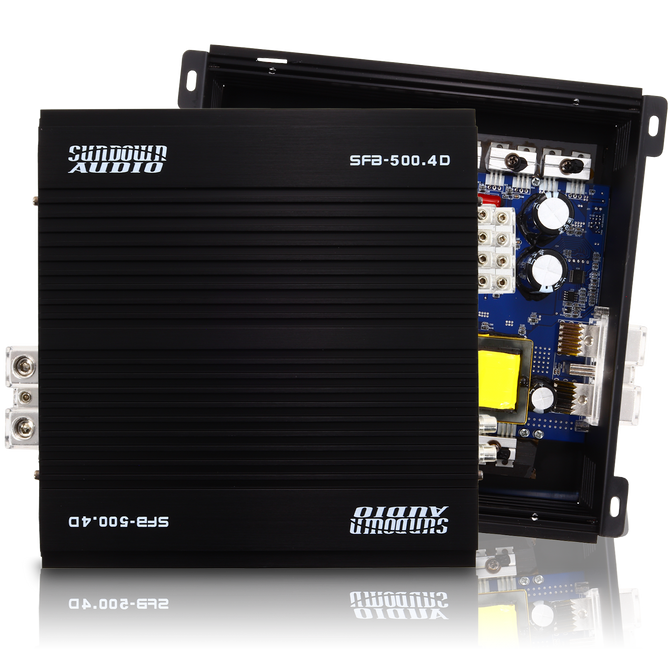 Sundown Audio - SFB-500.4D Amplifier 4-Channel (Open Box) | SDA-SFB-500-4D in category Sundown Audio (Open Box Sale)