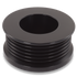 Ford/Vette 6 rib pulley, black hard anodized aluminum | 24-0006S60B in category Pulleys