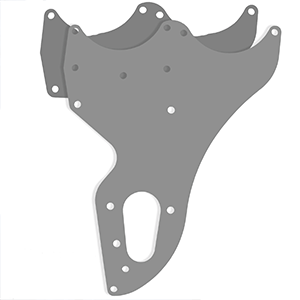 1999-2013 Dual Alternator Bracket