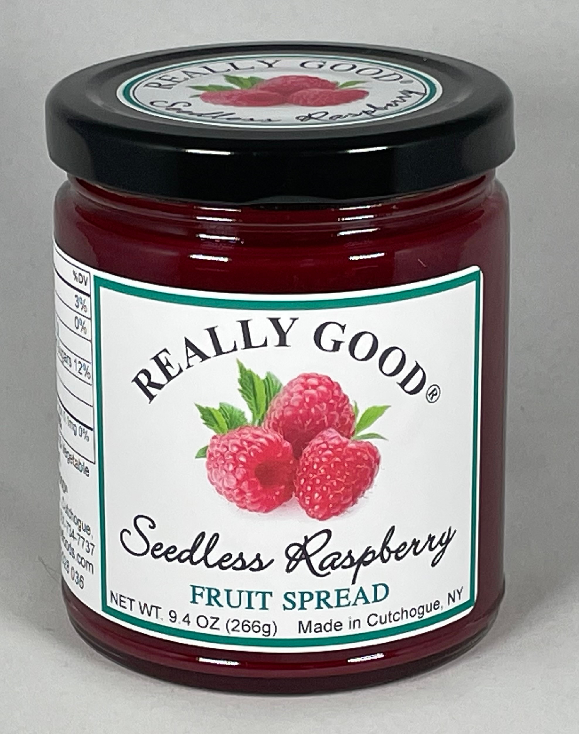 Seedless Raspberry Fruit Spread - 9.4oz. Jar - Really Good