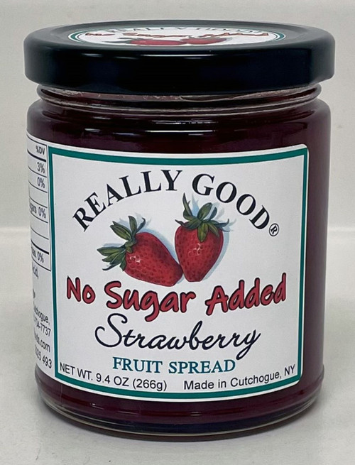 No Sugar Added - Strawberry fruit spread jar