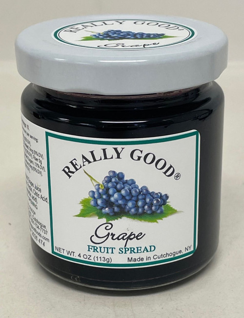Really Good low sugar Grape fruit spread in a 4oz jar