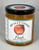 Really Good low sugar peach fruit spread in a 9.4 ounce jar
