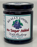 No sugar added Wild Blueberry fruit spread jar