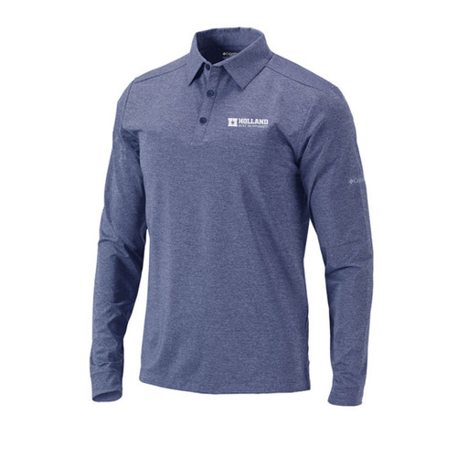 Columbia Omni-Heat Pin High Long Sleeve Polo