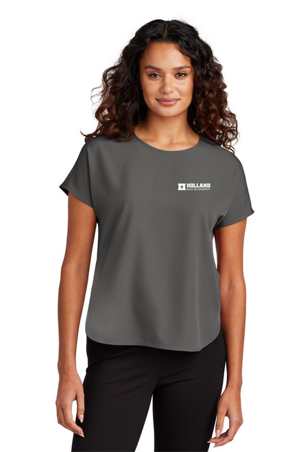 Mercer+Mettle™ Women's Stretch Crepe Crew