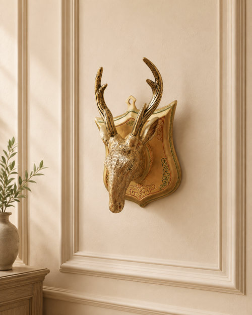 Brass Deer Wall Hanging
