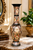 Hand‑Carved Brass Decorative Vase