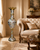 Gold & Multicolor Engraved Floor Vase