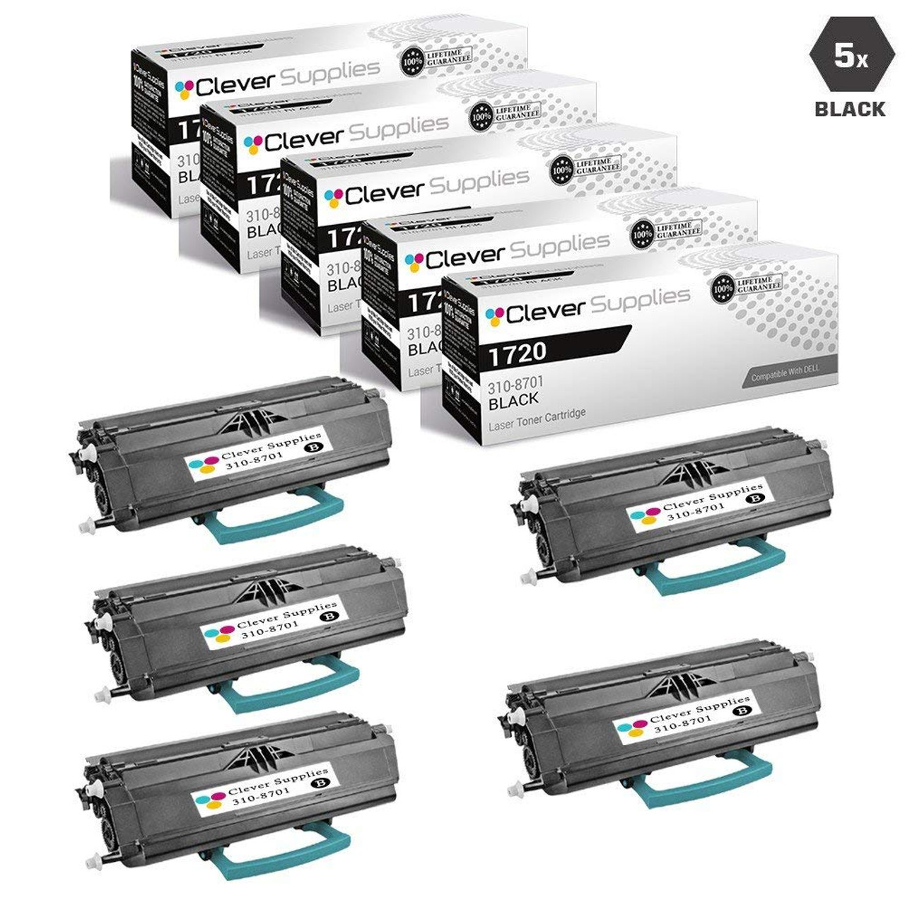 toner cartridge for dell 1720dn laser printer