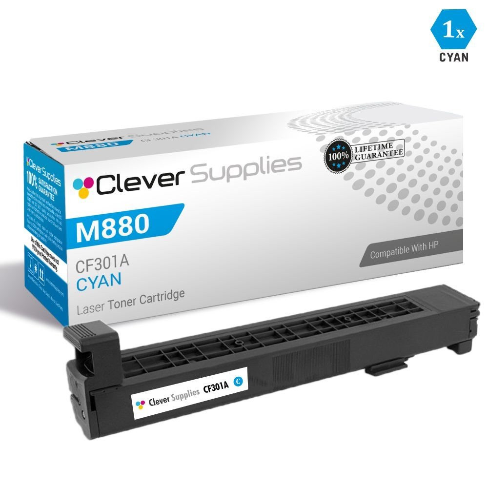 CS Compatible Replacement For HP M880 Toner Cartridges Cyan CF301A cs-compatible-replacement-for-hp-m880-toner-cartridges-cyan-cf301a