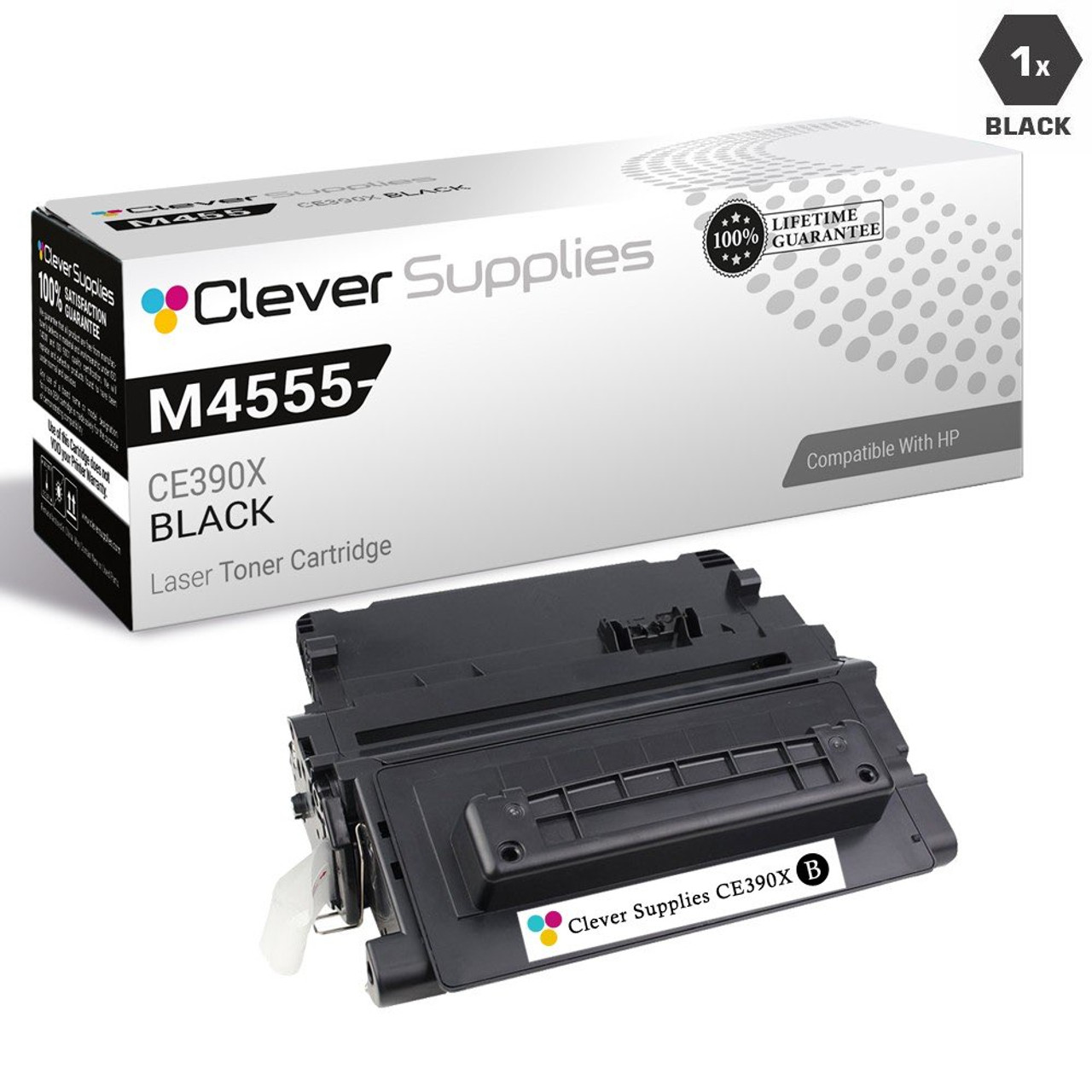 CS Compatible Replacement for HP M4555 MFP Toner Cartridges Black