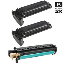 Compatible Xerox Black Drum and Laser Toner Cartridges Set (006R01278 x2/ 113R00671)
