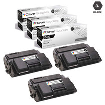 Compatible Xerox 106R01372 Laser Toner Cartridges Extra High Yield Black 3 Pack