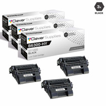 Compatible Okidata 52114502 Laser Toner Cartridges High Yield Black 3 Pack