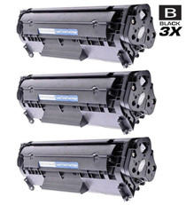 Compatible Canon 104 (0263B001AA) Toner Cartridges Black 3 Pack