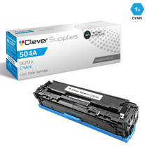 CS Compatible Replacement for HP CE251A Toner Cartridge Cyan/ HP 504A Toner