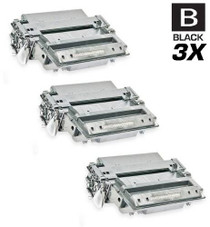 CS Compatible Replacement for HP CE255X Toner Cartridge High Yield Black 3 Pack/ HP 55X