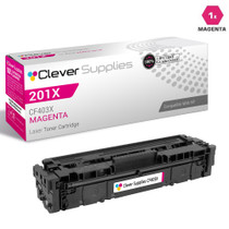 CS Compatible Replacement for HP CF403X (HP-201X) Laser Toner Cartridge High Yield Magenta