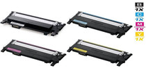 Compatible Samsung CLP-367W Laser Toner Cartridges 4 Color Set