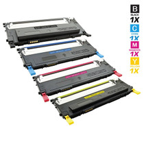 Compatible Samsung CLX-3170 Laser Toner Cartridges 4 Color Set