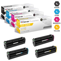 Compatible Samsung CLX-6260FD Laser Toner Cartridges 4 Color Set