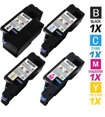 Compatible Dell 1755NF Toner Cartridges High Yield 4 Color Set