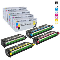 Compatible Dell 3110 Premium Quality Laser High Yield Toner Cartridge 4 Color Set