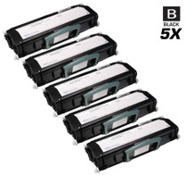 Compatible Dell 330-4130 Premium Quality Toner Cartridge Black 5 Pack
