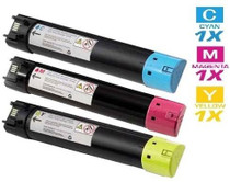Compatible Dell 330-5850/ 330-5843/ 330-5852 Toner Cartridge High Yield 3 Color Set