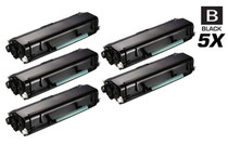 Compatible Dell 3333 Toner Cartridge High Yield Black 5 Pack