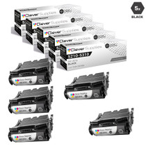 Compatible Dell 341-2916 Toner Cartridge Extra High Yield Black 5 Pack