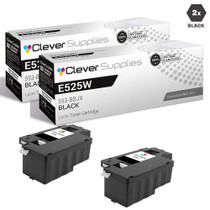 Compatible Dell 593-BBJX Laser Toner Cartridges Black 2 Pack