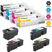 Compatible Dell E525W Laser Toner Cartridges 4 Color Set