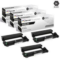 Compatible Brother DR630 Drum Unit 3 Cartridge Set