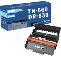 Compatible Brother DR630-TN660 Black Drum and Toner Cartridge Set