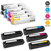CS Compatible Replacement for HP 128A Toner Cartridge color laserjet 5 Color Set (2 x CE320A/ CE321A/ CE323A/ CE322A)