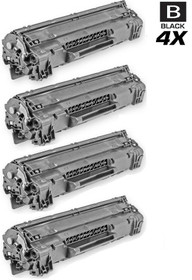 CS Compatible Replacement for HP CE285A Toner Cartridge Black 4 Pack/ HP 85A