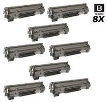 CS Compatible Replacement for HP CF283A Toner Cartridge Black 8 Pack/ HP 83A