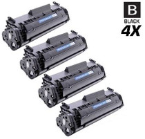CS Compatible Replacement for HP Q2612AJ Toner Cartridge Black Jumbo Yield 4 Pack/ HP 12AJ Toner