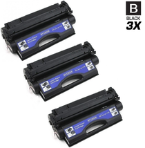 CS Compatible Replacement for HP Q2624X Toner Cartirdge High Yield Black 3 Pack/ HP 24X Toner