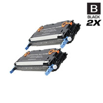 CS Compatible Replacement for HP 644A LaserJet Toner Cartridge/ Q6460A 2 Pack